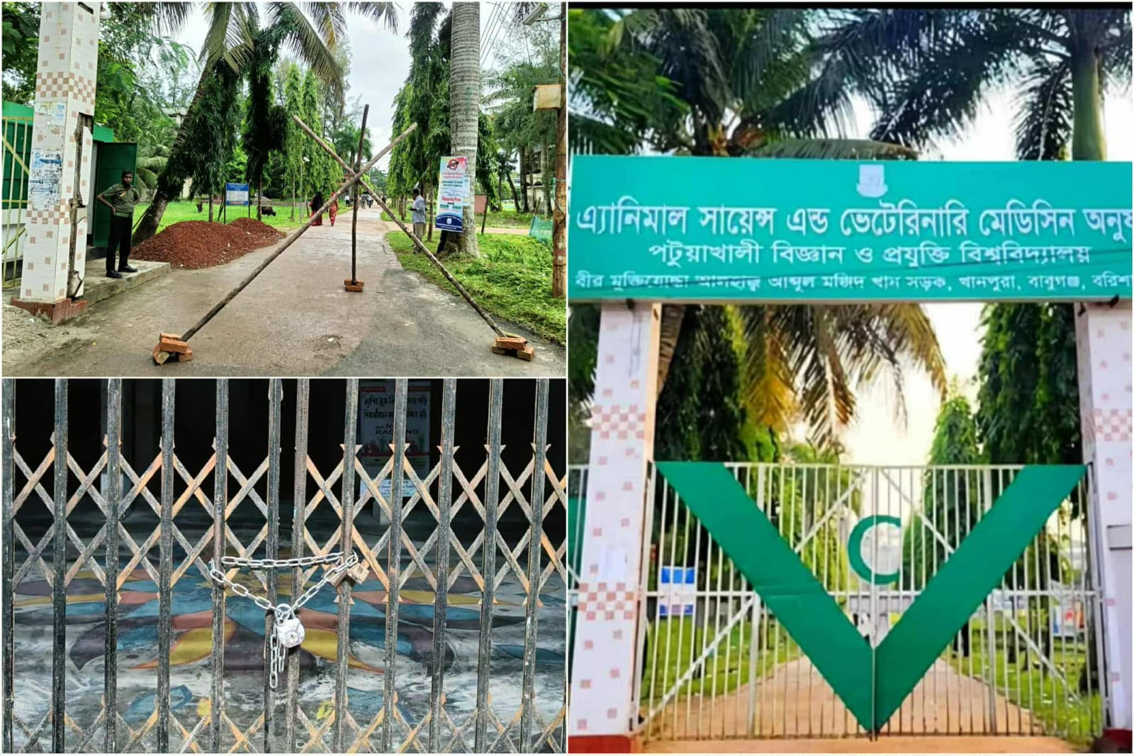 কমপ্লিট শাটডাউনে পবিপ্রবি বরিশাল ক্যাম্পাস